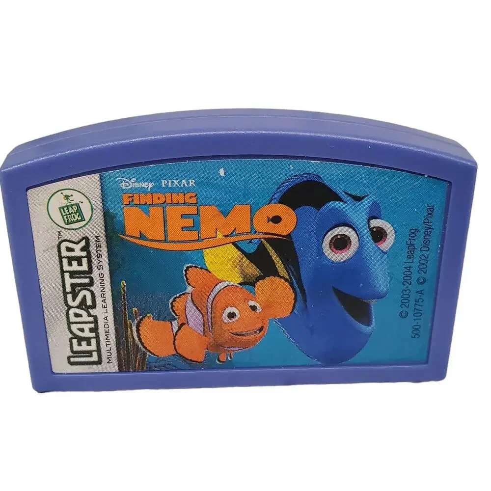 Leap Frog Leapster Disney FINDING NEMO Game Cartridge Tested Works